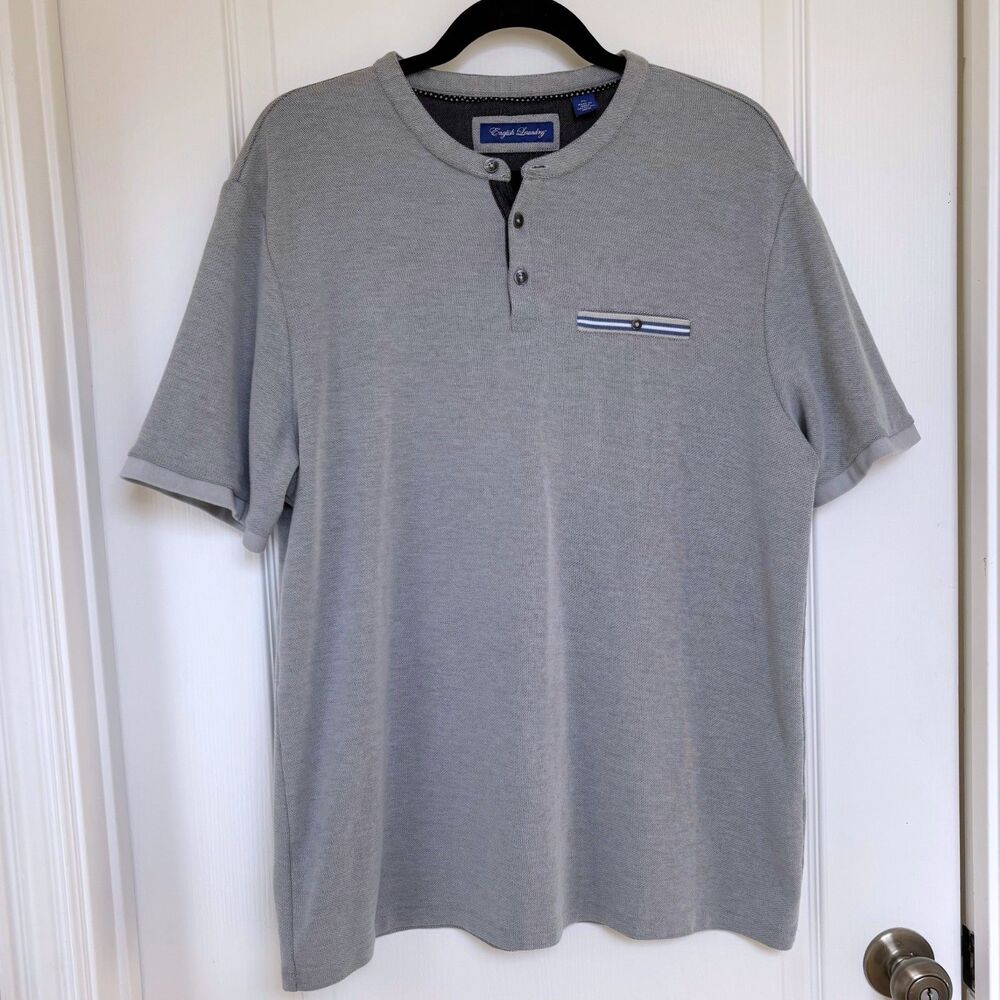 English Laundry Henley Grey XL